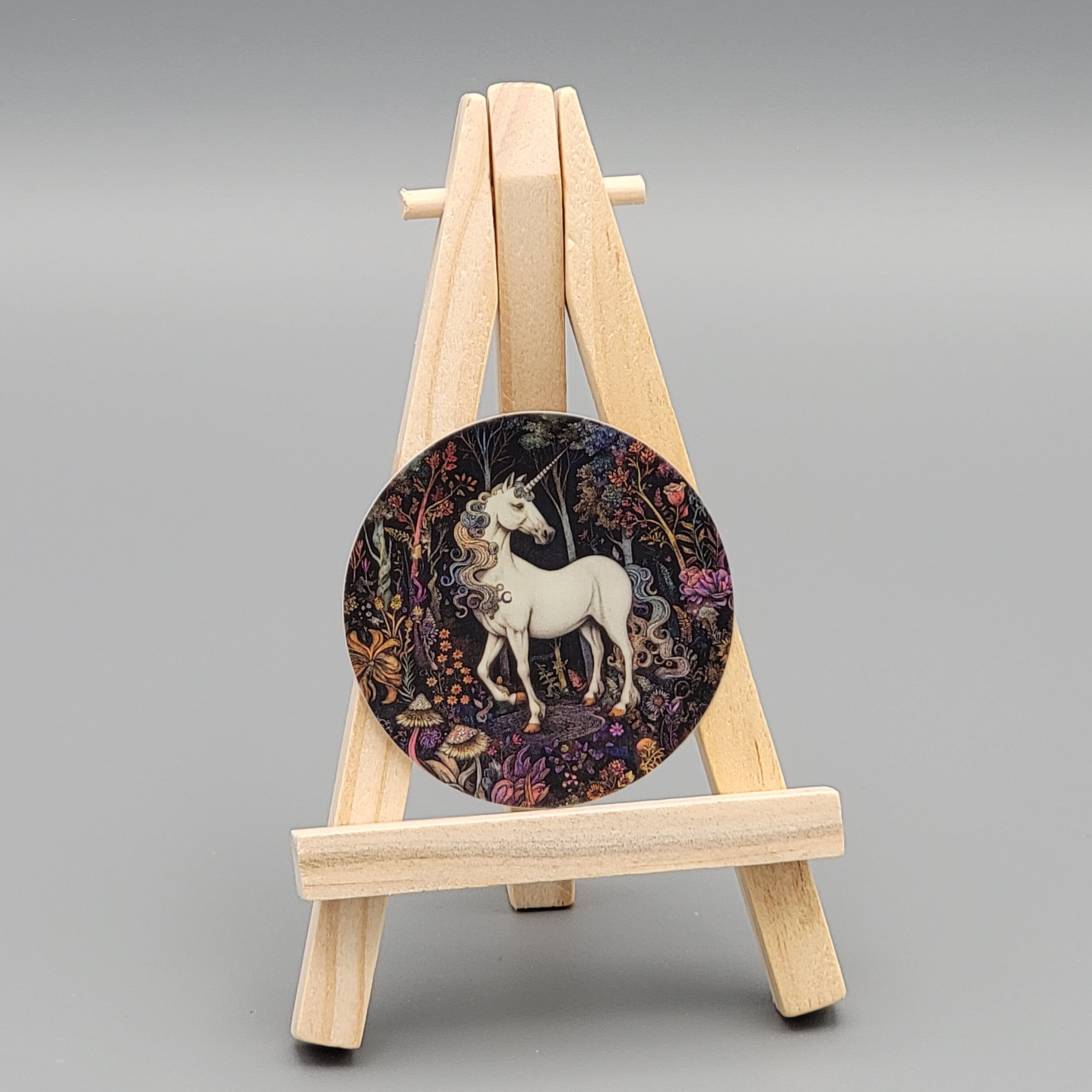 Fairy Tales Unicorn Sticker Set (Set of 4) - High Fantasy - Holographic Effect -