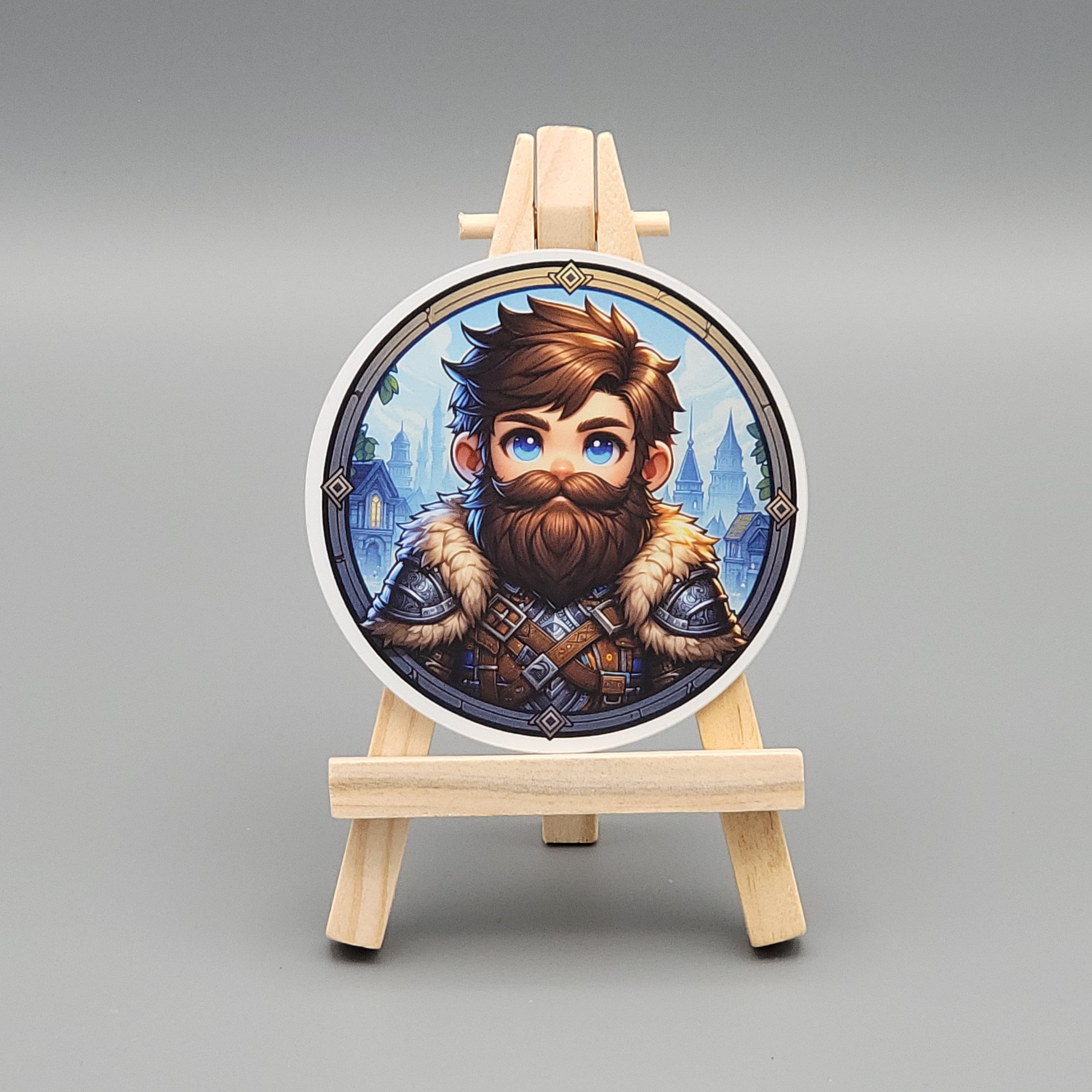 Gnome Nation Sticker Set (Set of 4) - Metallic Stickers