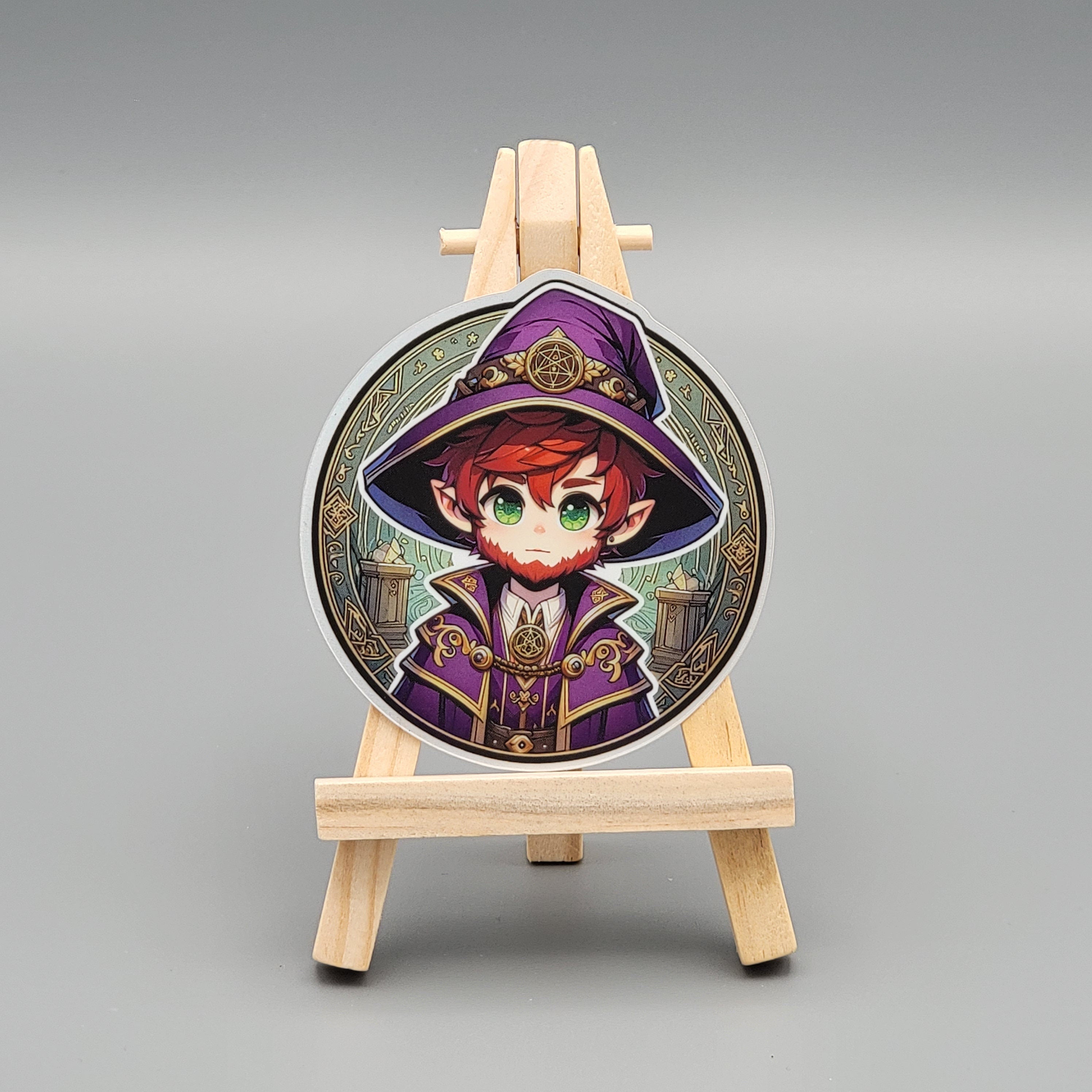 Gnome Nation Sticker Set (Set of 4) - Metallic Stickers