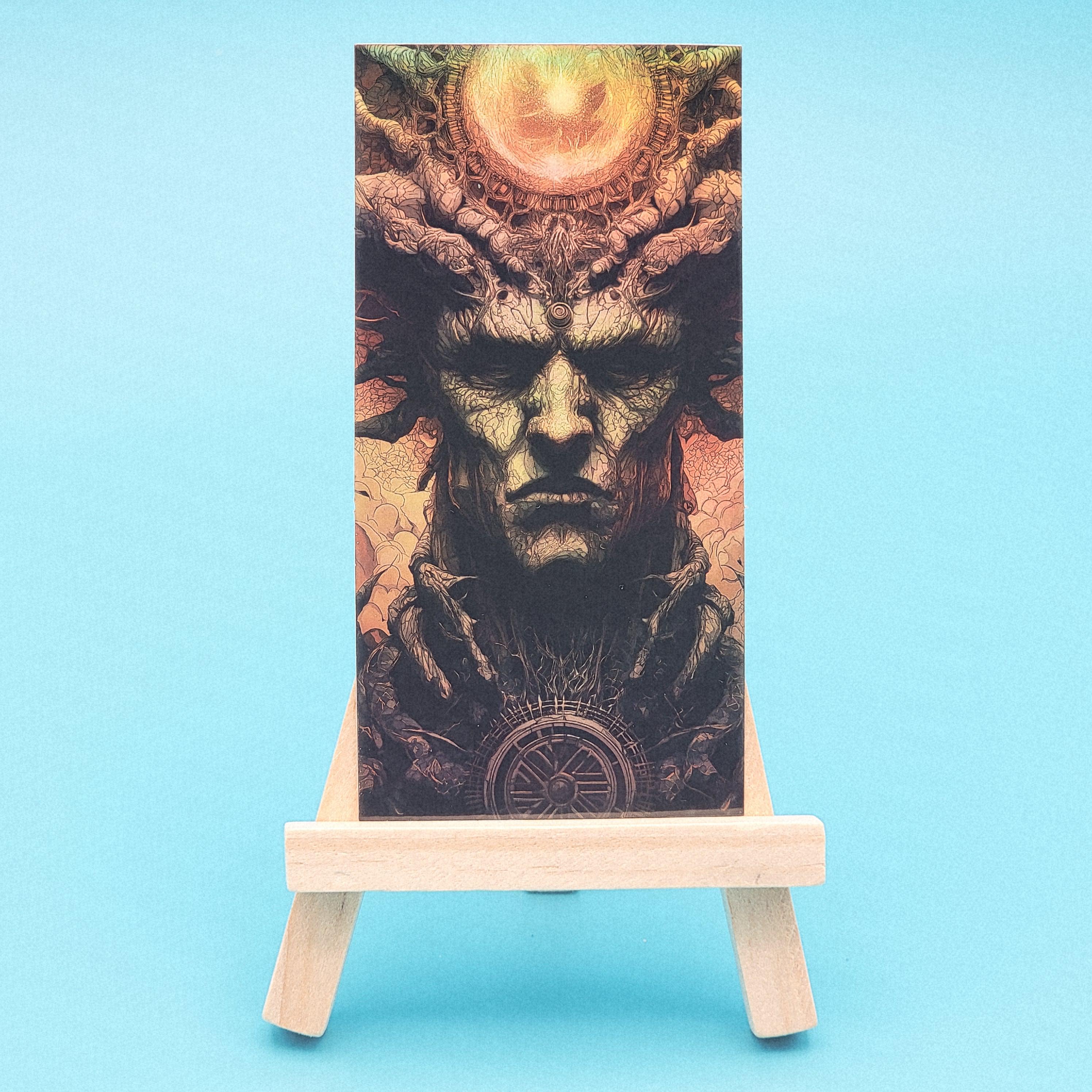 Holographic Old Gods Sticker Set: Grim Fantasy Art (4"x2")