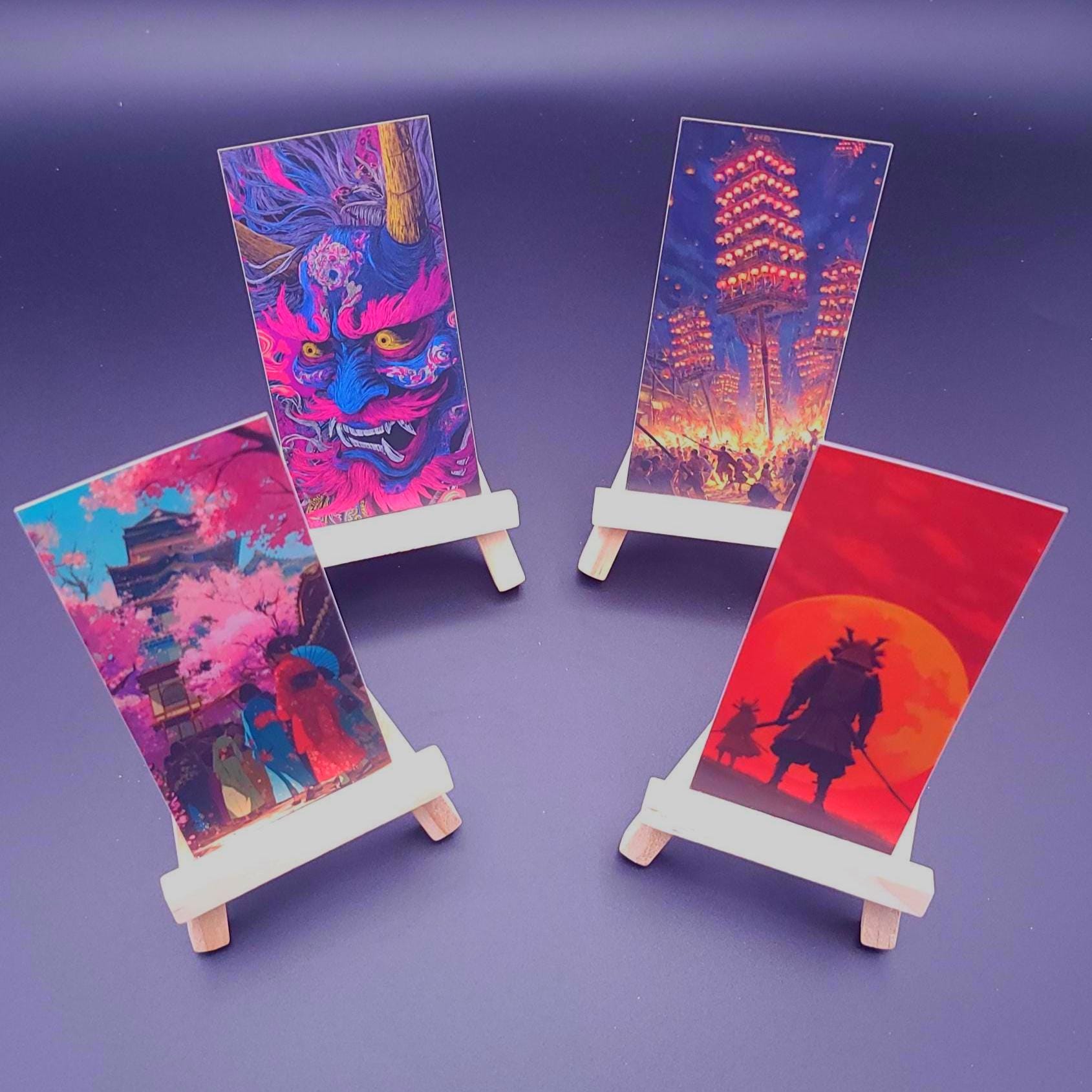 Holographic Edo Japan Sticker Set: High Art Japanese Decals