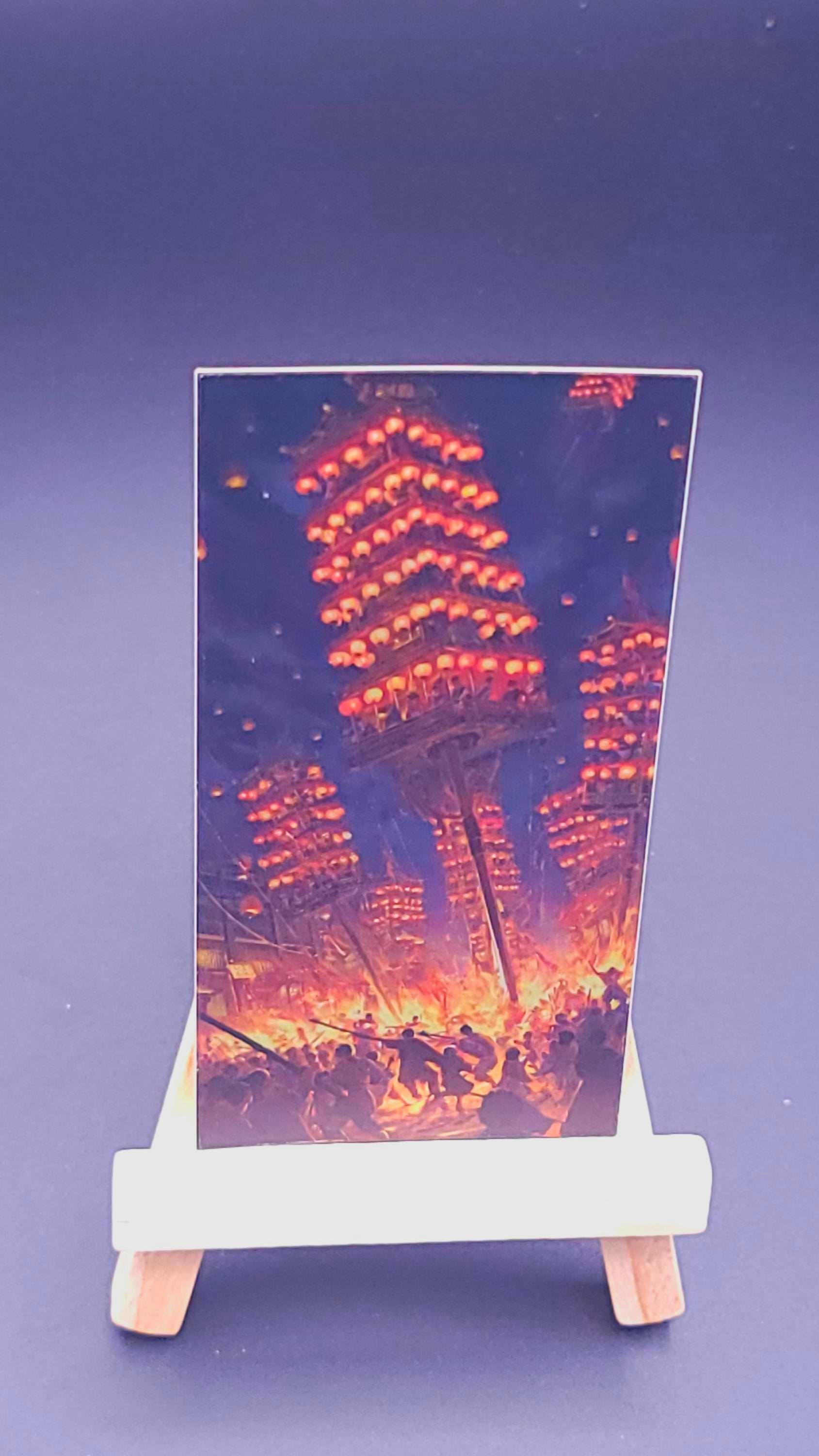 Holographic Edo Japan Sticker Set: High Art Japanese Decals