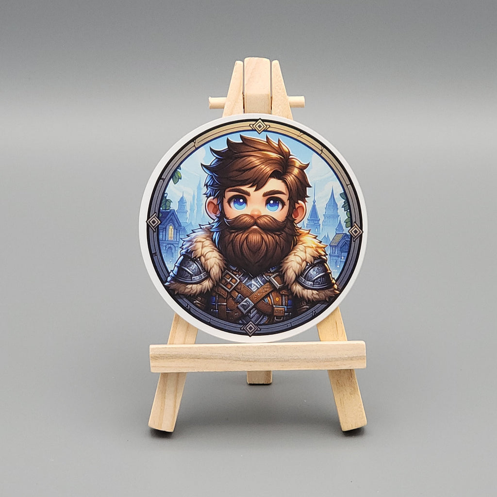 Gnome Nation Sticker Set (Set of 4) - Metallic Stickers