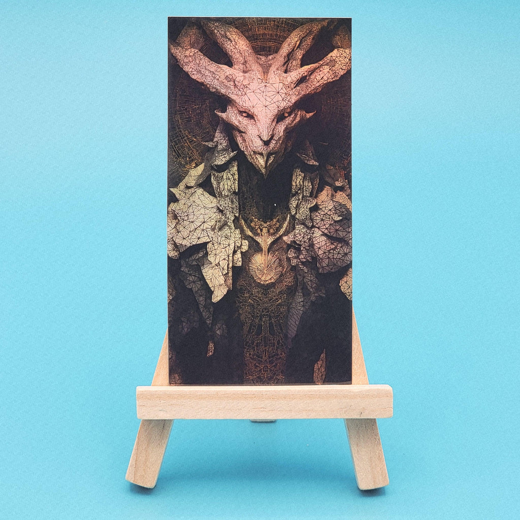 Holographic Old Gods Sticker Set: Grim Fantasy Art (4"x2")
