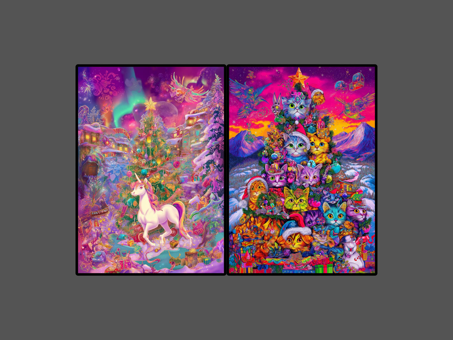 Unique Christmas Card Set: Art Print Quality, 15 Designs