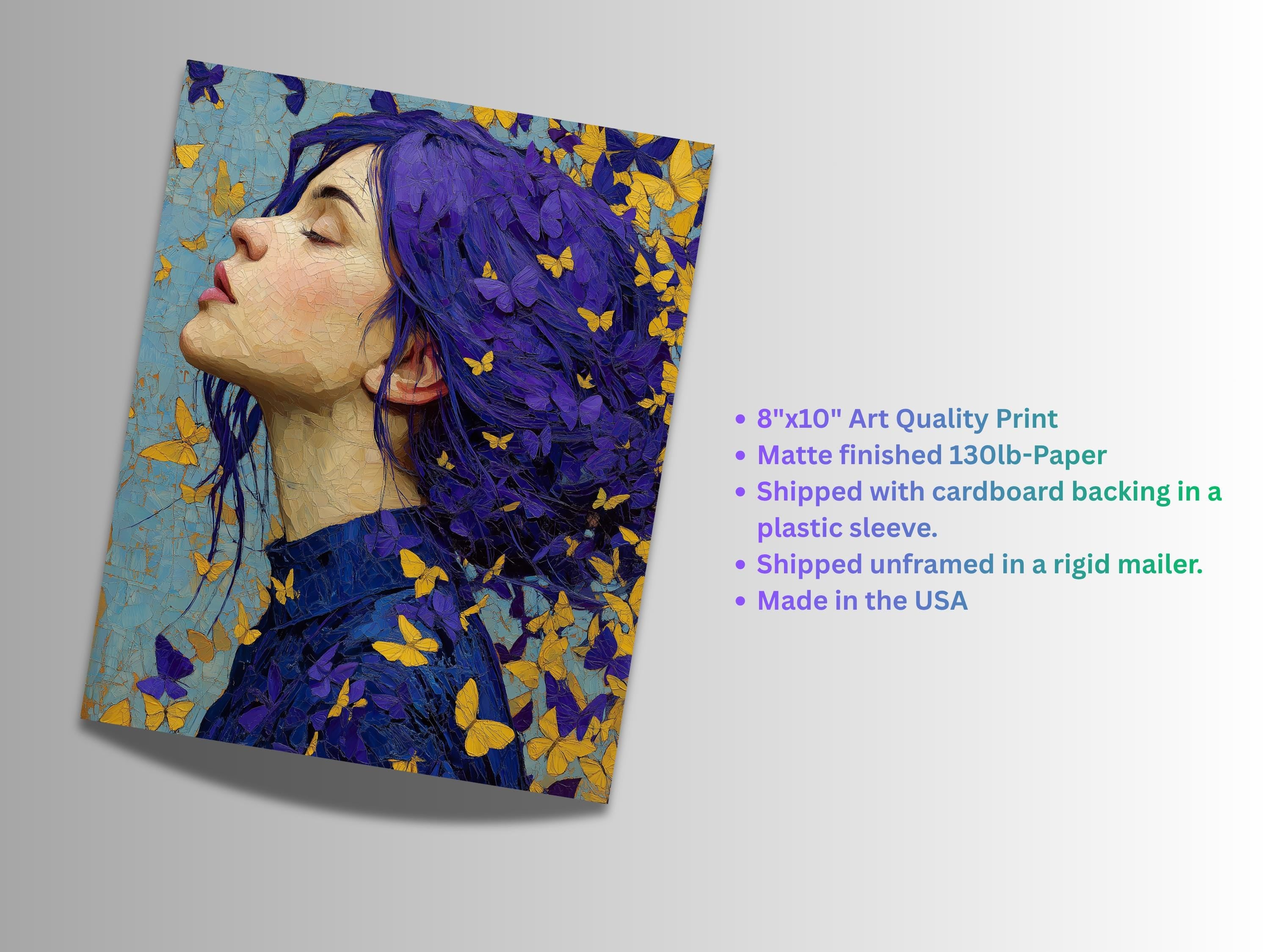 Colorful Abstract Art | Wall Decor | Butterfly Scene | “Serenade of Change” | Art Print