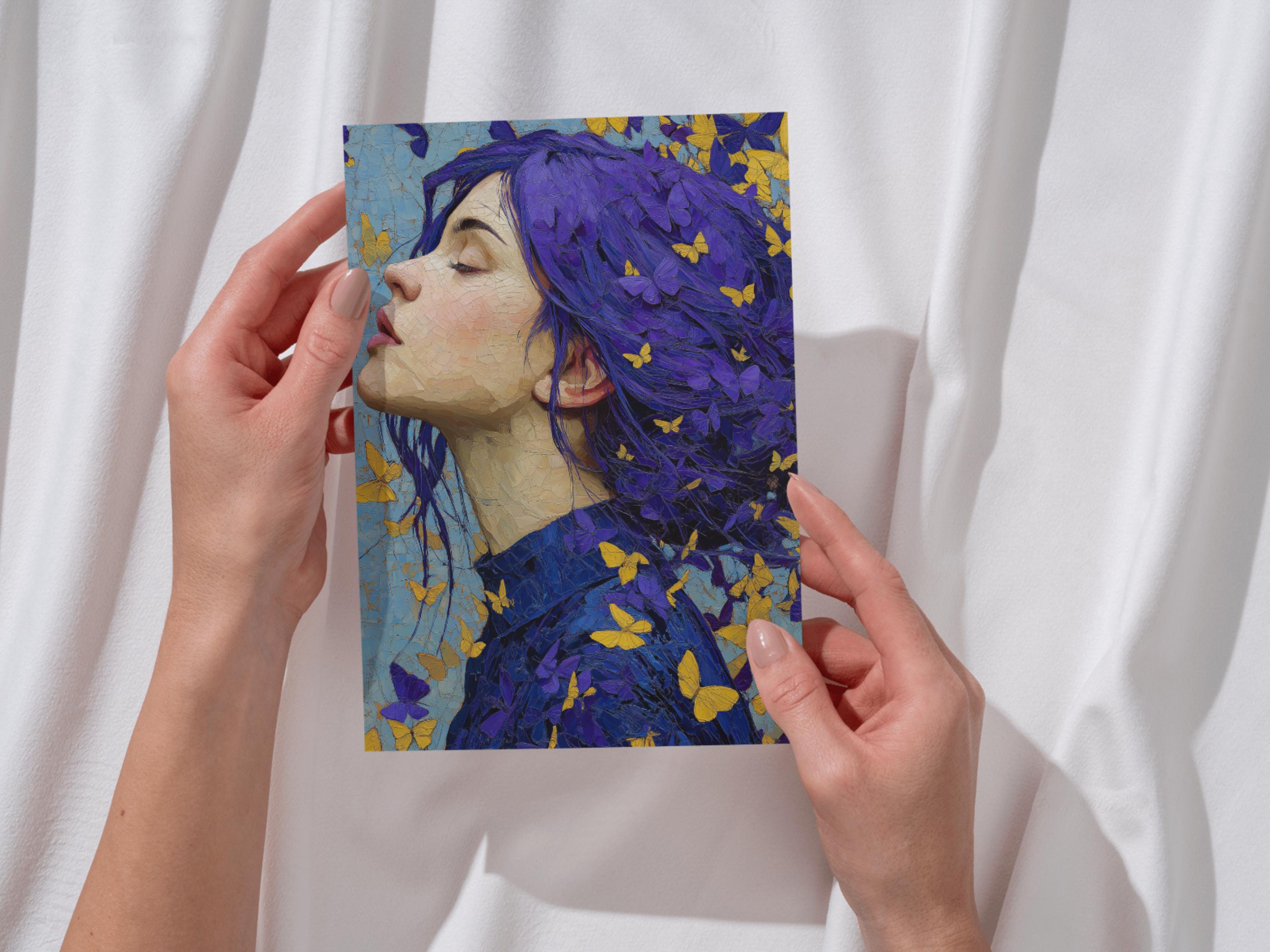 Colorful Abstract Art | Wall Decor | Butterfly Scene | “Serenade of Change” | Art Print