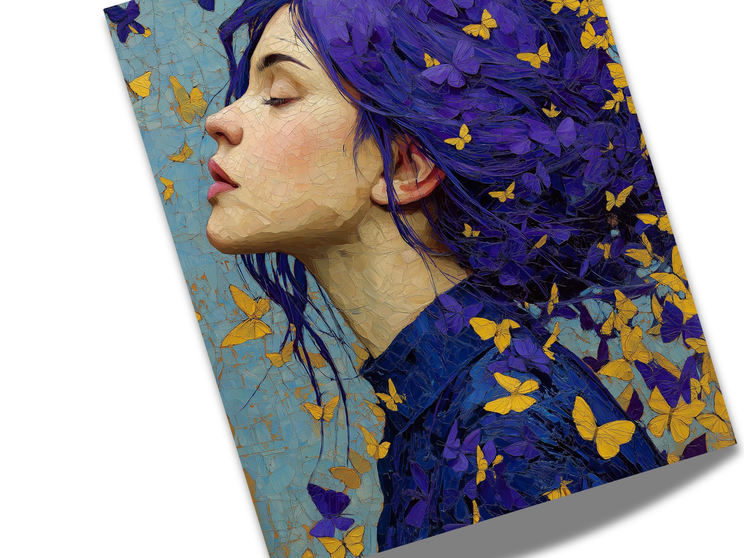 Colorful Abstract Art | Wall Decor | Butterfly Scene | “Serenade of Change” | Art Print