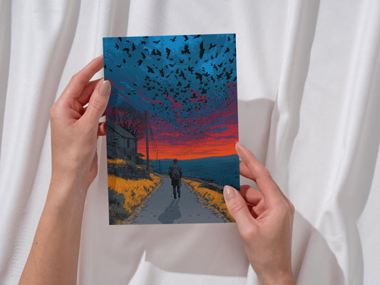 Colorful Fun Art | Wall Decor | Story Scene | “The Road Home” | Art Print
